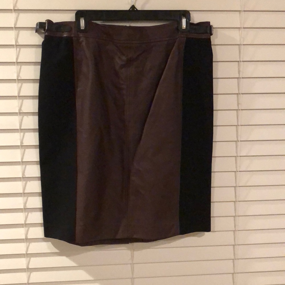 Ann Taylor skirt, looks great with knee boots.